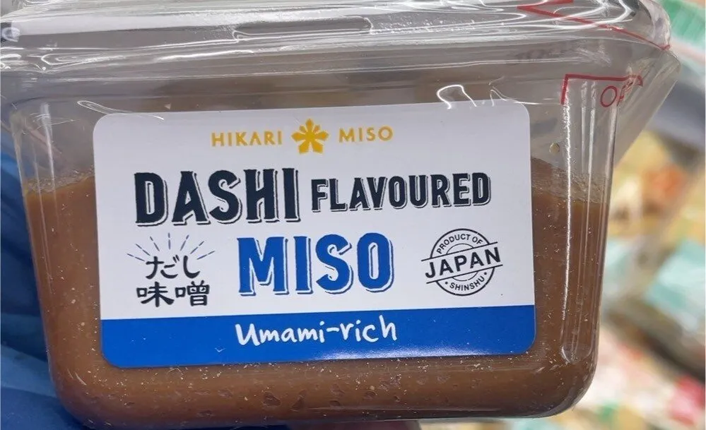Dashi flavoured miso