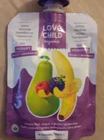 Love Child yogourt millet poire banane framboises
