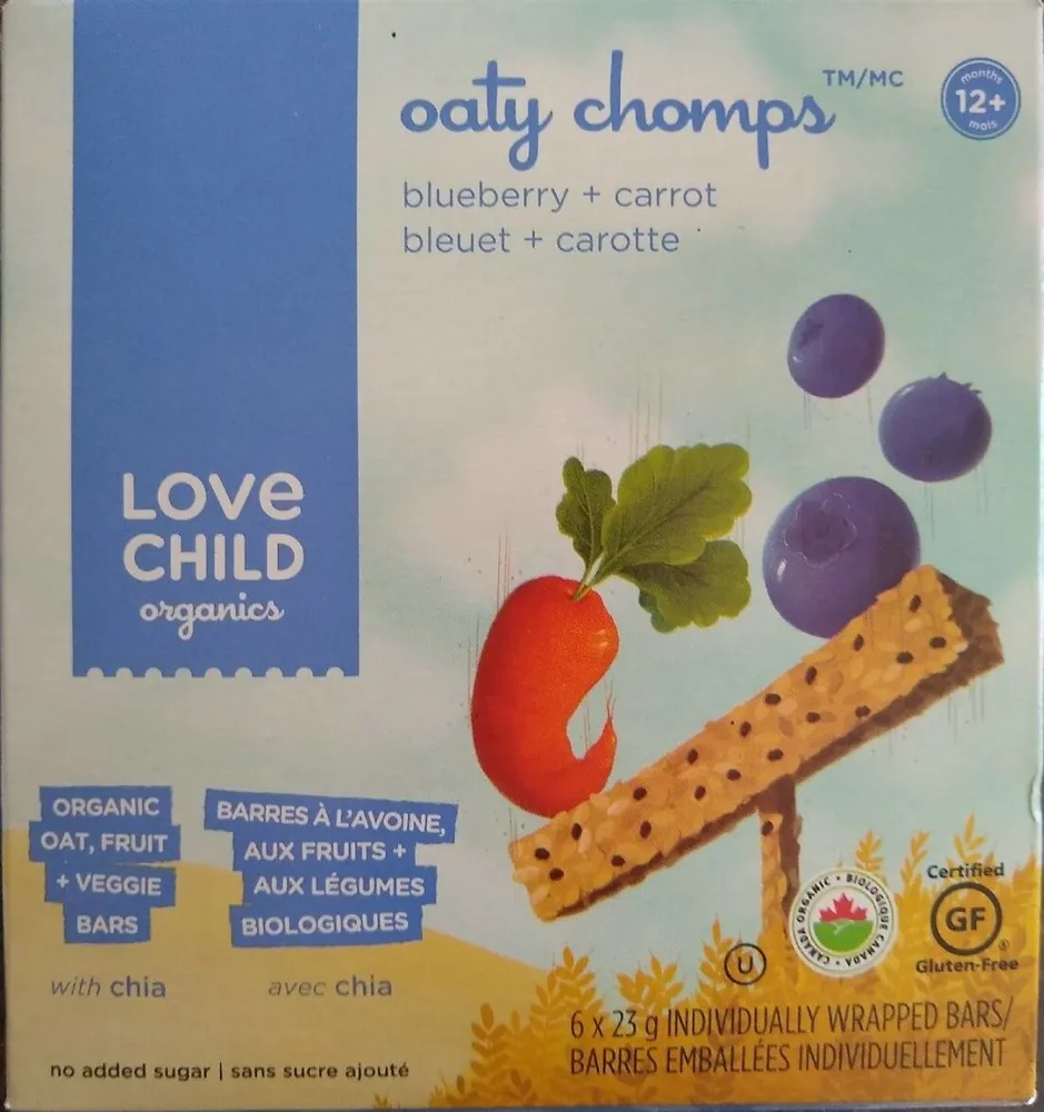oaty chomps organic bars