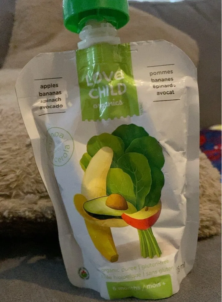 Apples bananas spinach avocado