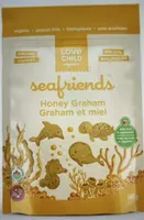 Organic biscuits seafriends graham et miel