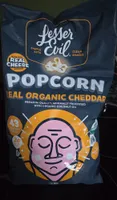 POPCORN REAL ORGANIC CHEDDAR