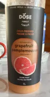 Jus pamplemousse presse a froid