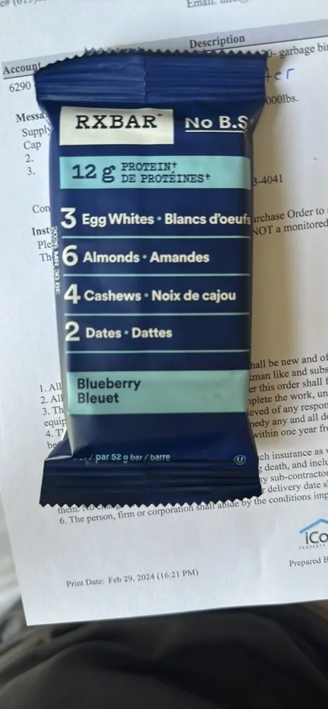 Blueberry RXBAR