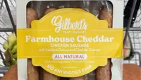 Farmhouse Cheddar Chicken Sausage with Sauteed Onions and Cheddar Cheese