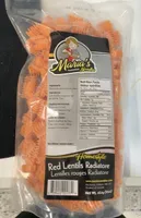 Red lentils radiatore
