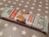 Peanut butter creme crispy wafers in dark chocolate