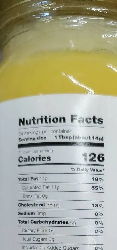 Ghee Premium grade clarified butter