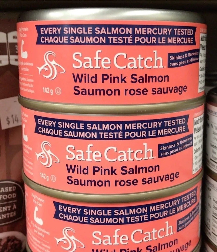 Wild pink salmon