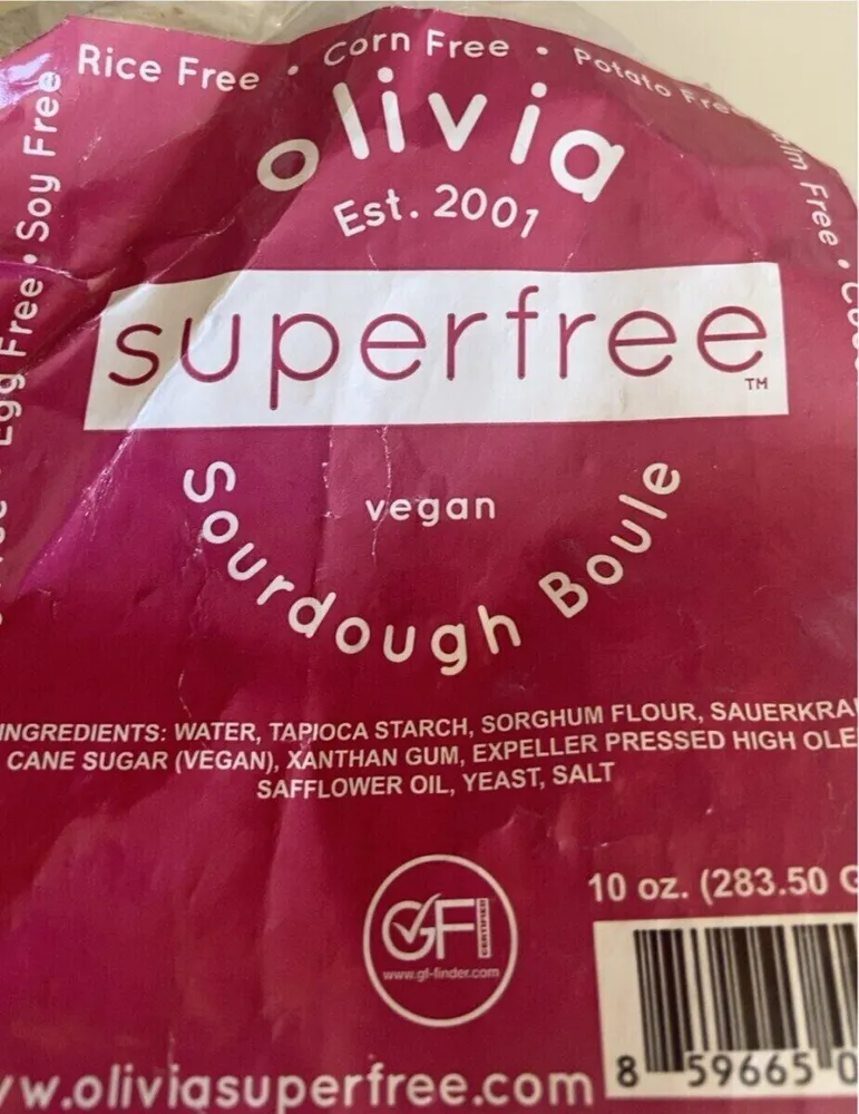 Vegan sourdough Boule