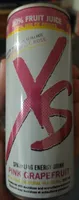 XS sparkling energy drink