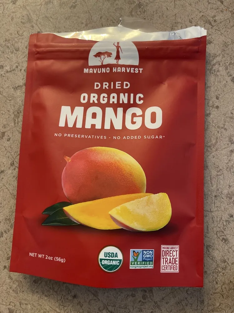 Dried Organic Mango