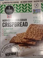 Gluten Free Norwegian Wholegrain Crispbread