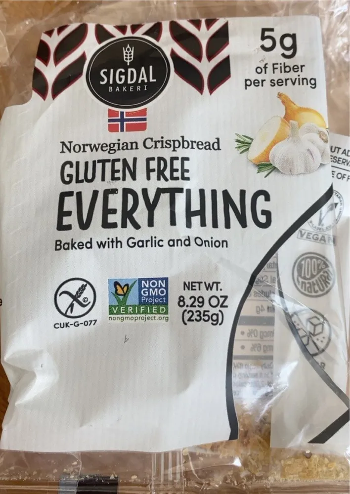 Gluten Free Everything Crispbread