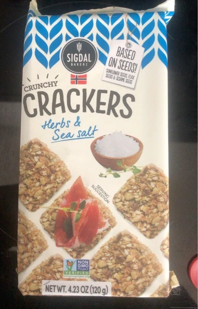 Crackers Herbs & Sea Salt