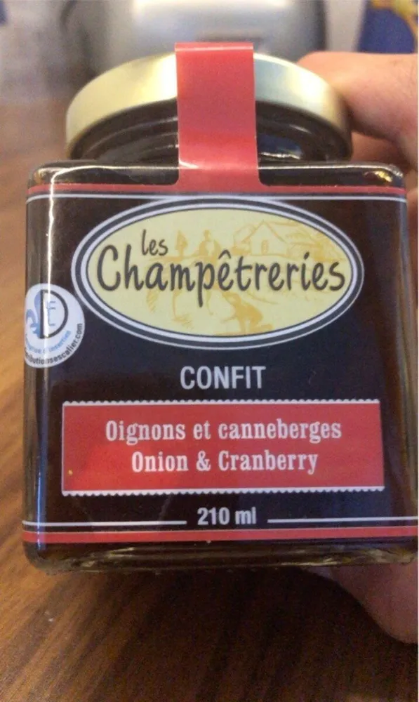 Ognion et canberge confit