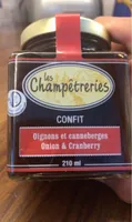 Ognion et canberge confit