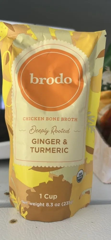 Chicken Bone Broth Ginger & Turmeric