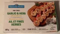 garlic and herb shrimp skewers
