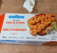 Brochettes de crevettes à saveur de chili et agrumes