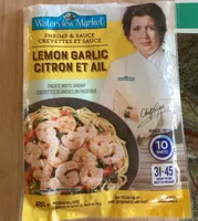 Lemon Garlic shrimp and sauce