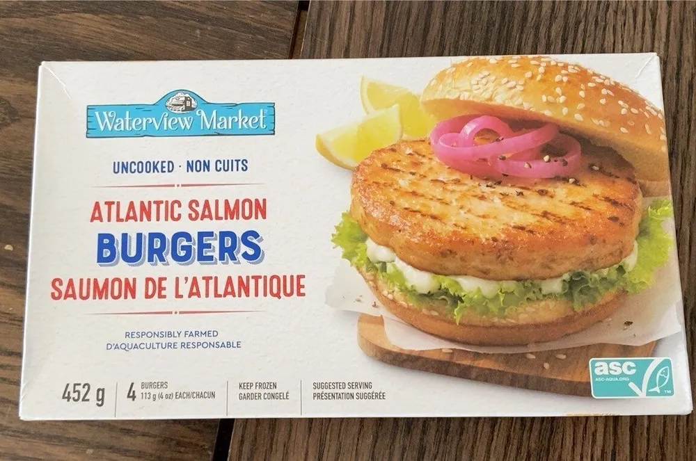 Burger saumon de l’atlantique