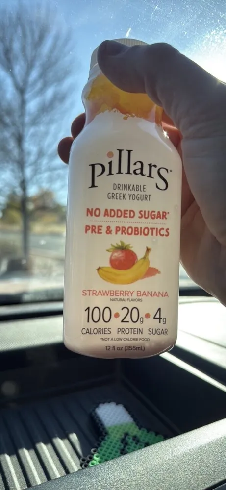 Drinkable Greek Yogurt Strawberry Banana