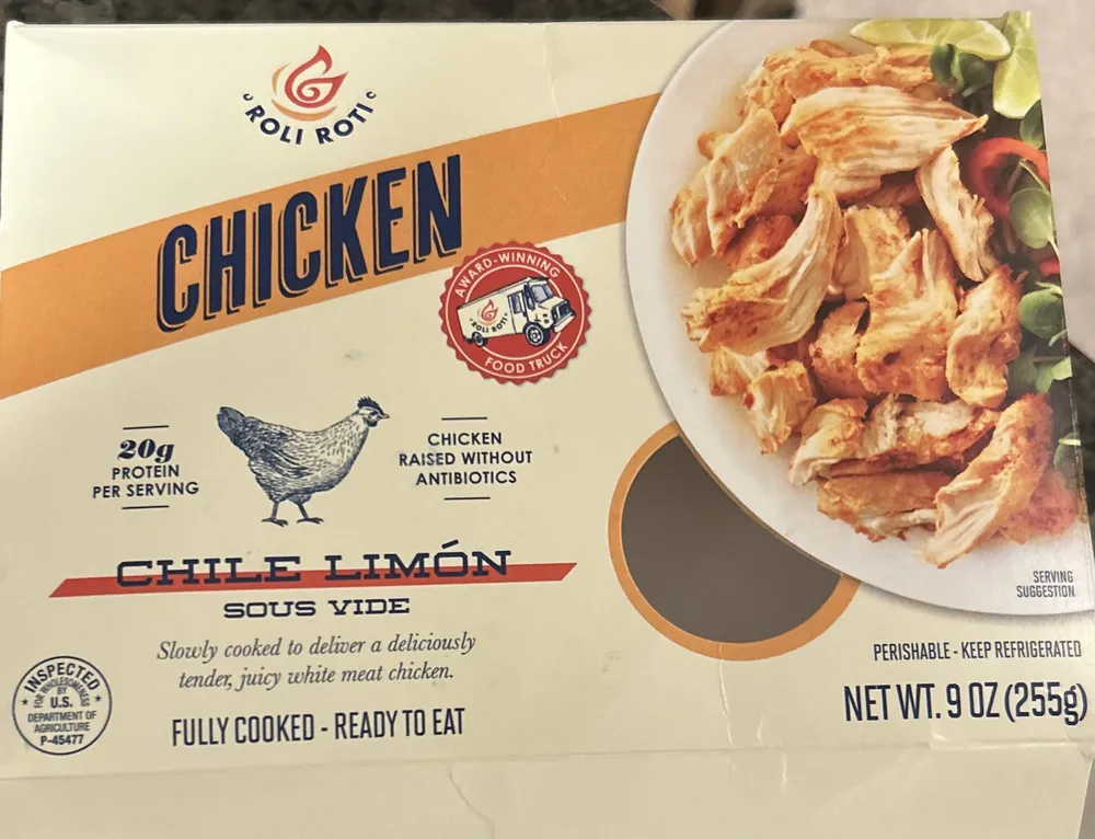 Chicken Chile Limón Sous Vide