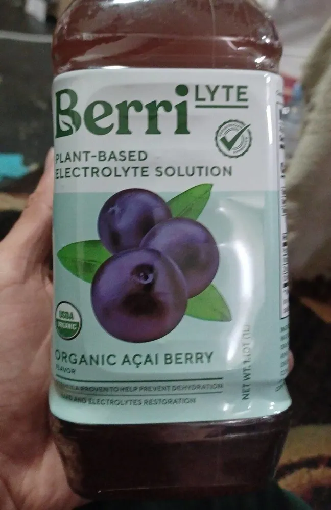 Plant-based electrolyte solution