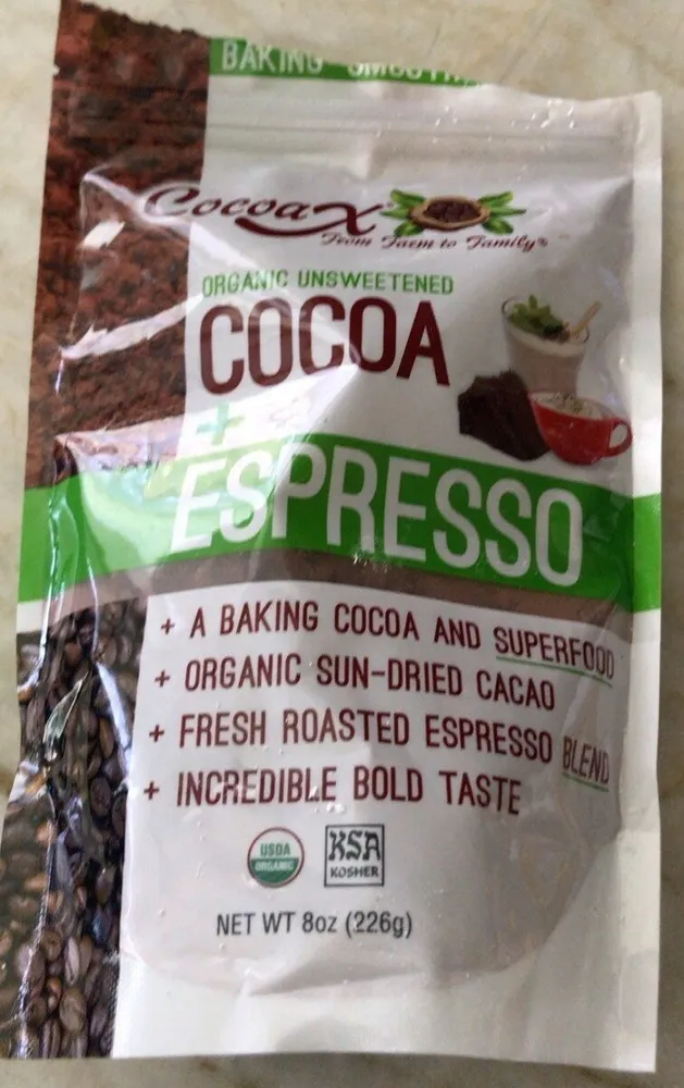 Organic Unsweetened Cocoa + Espresso