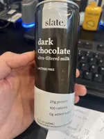 dark chocolate high protein milk shake