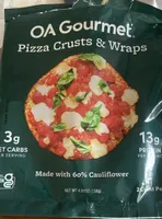 Plant power pizza crust and wraps