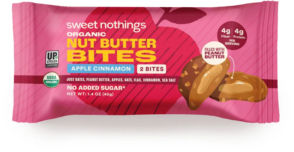 Organic Apple Cinnamon Nut Butter Bites