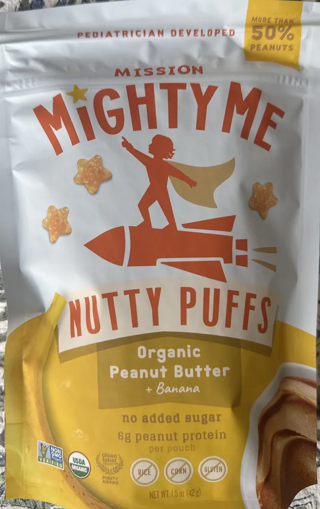 Nutty Puffs: Organic Peanut Butter + Banana