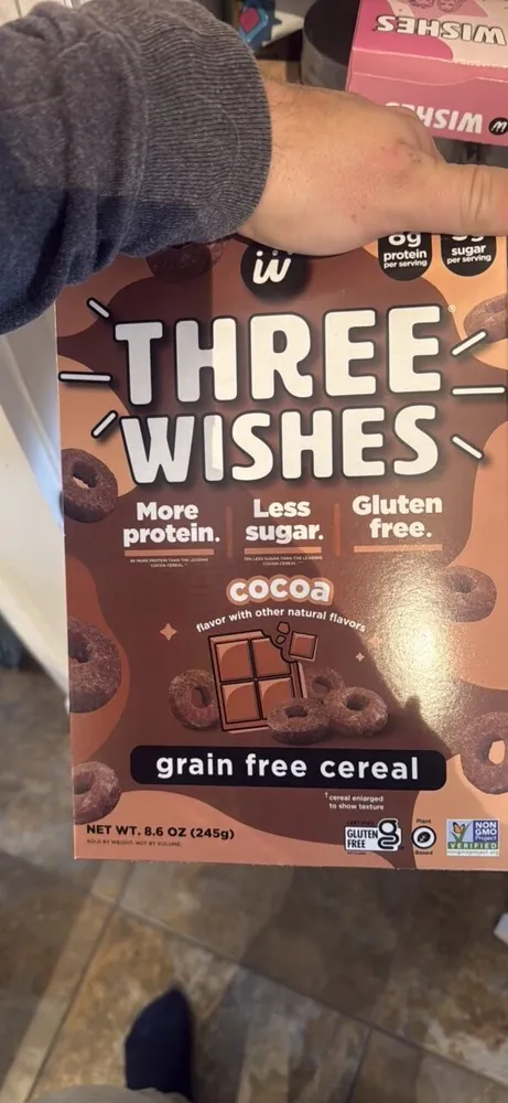 THREE WISHES cocoa grain free cereal