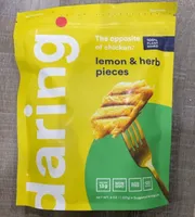 Daring Lemon & Herb Plant Chicken Pieces 8 oz