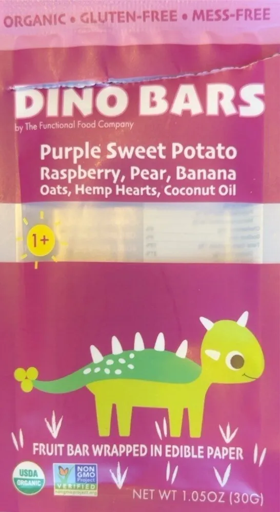 Purple Sweet Potato Raspberry, Pear, Banana Oats, Hemp Hearts, Coconut Oil
