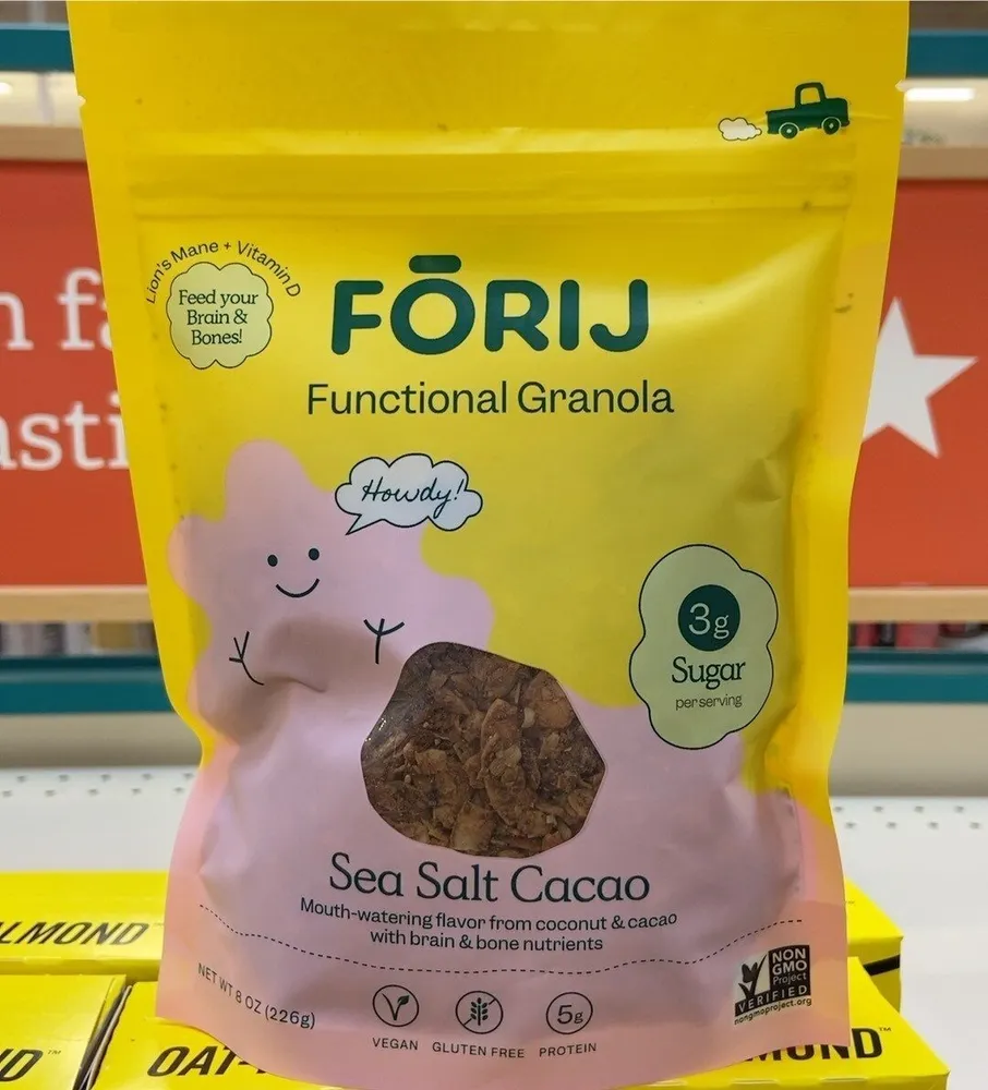 Fōrij Functional Granola sea salt cacao