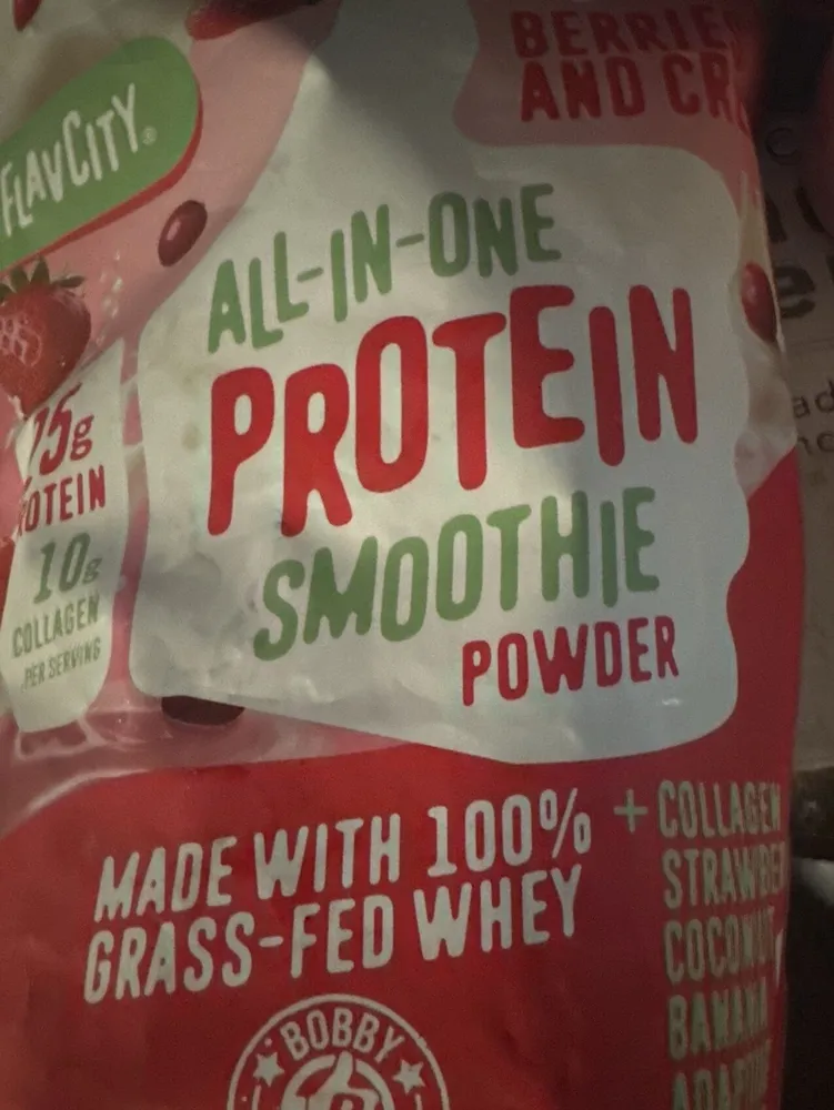 All-In-One Protein Smoothie Powder Berries and Cream