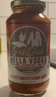 HOLLA VODKA VELEVETY SMOOTH VODKA SAUCE