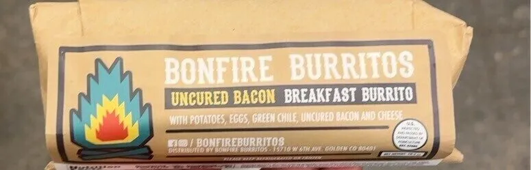 Uncured Bacon Breakfast Burrito