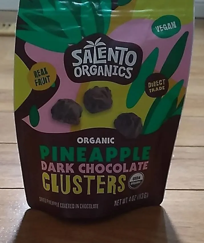 Orangic Pineapplr Dark Chocolate Clusters