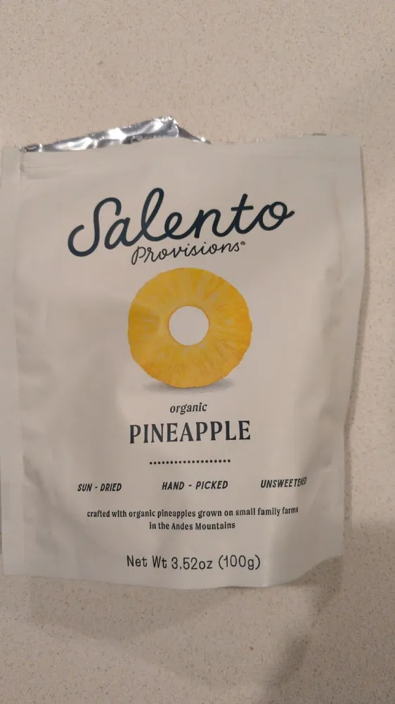 Organic Pineapple rings