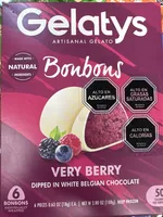 Bonbons VERY BERRY DIPPED IN WHITE BELGIAN CHOCOLATE