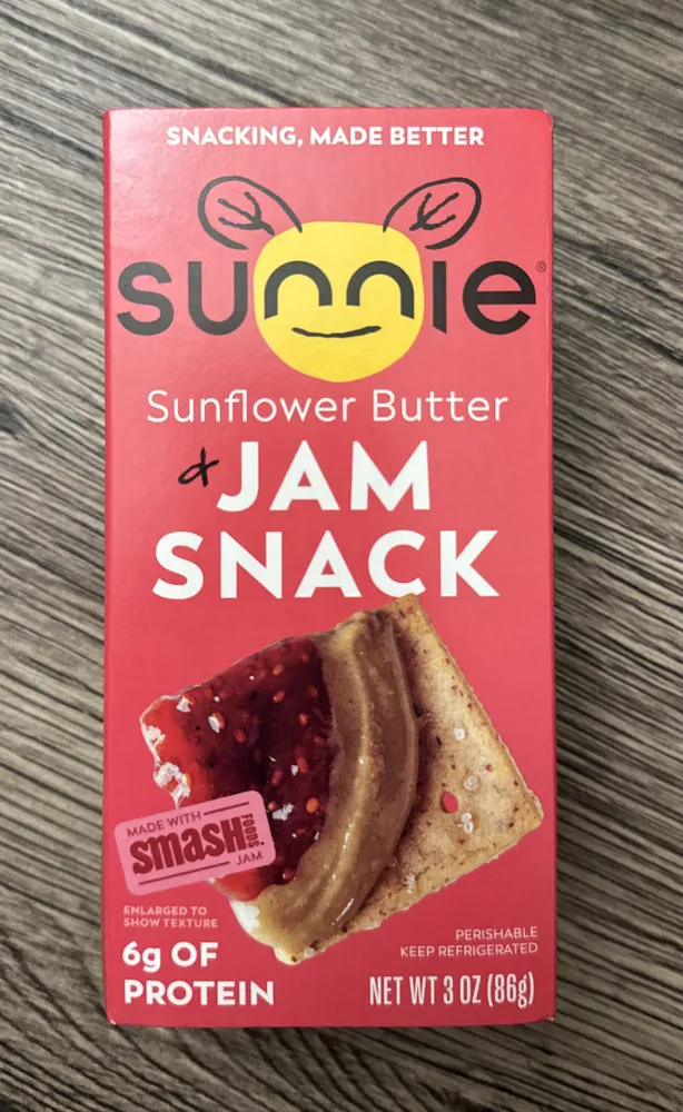 Sunflower Butter & Jam Snack