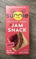 Sunflower Butter & Jam Snack