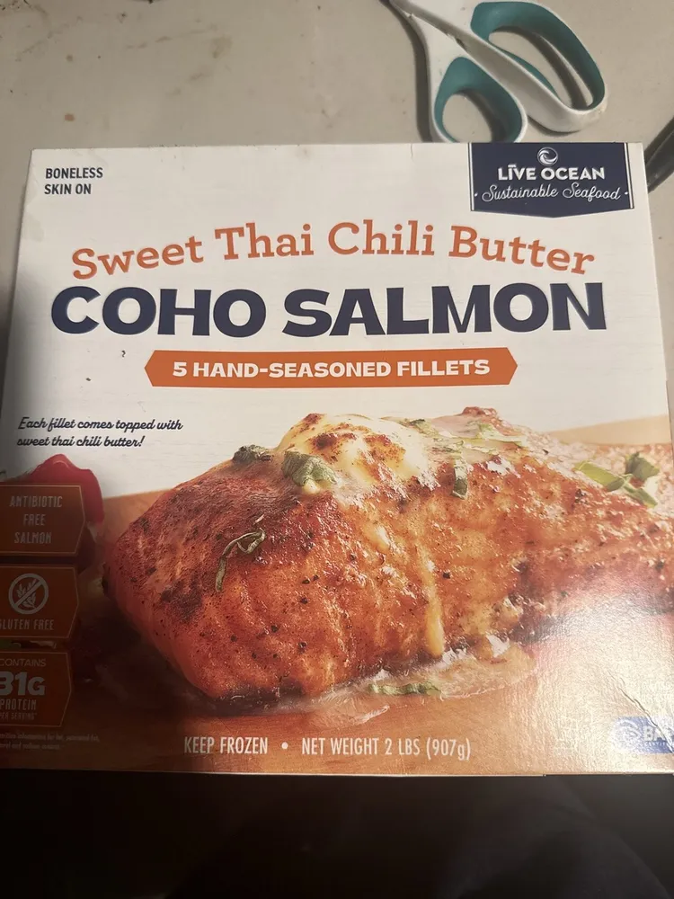 Sweet Thai Chili Butter Coho Salmon