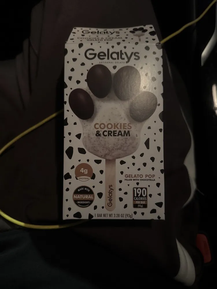 Cookies And Cream Gelato Pop