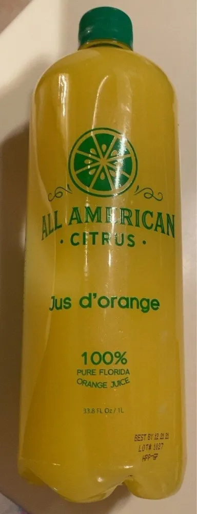 Jus d’orange