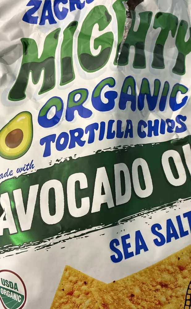 Mighty Organic Tortilla Chips Avocado Oil Sea Salt